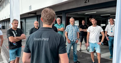 BMW M Track Day Nürburgring 2024 Team Partl Besprechung