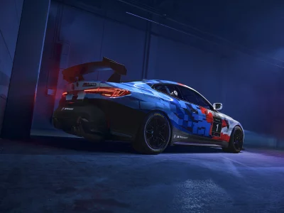 BMW M4 GT4 evo Heck